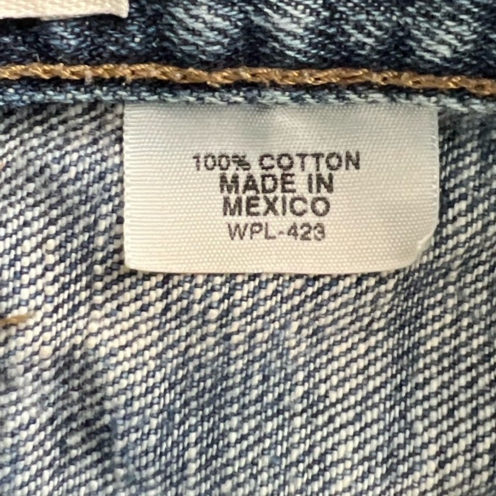 Levis 501 Original Straight Leg Jeans Mens 33x30 Blue Denim Button Fly 005010422 - Picture 7 of 16